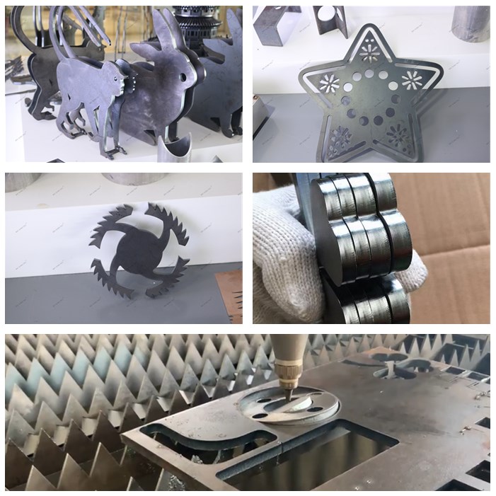 Цнц машина за ласерско резање влакана 1000 в 2000 в за резање алуминијумских металних челичних цеви