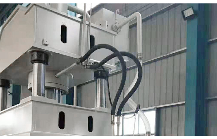 Нискобуџетна мултифункционална машина за хидрауличну пресу са четири стуба са две греде од 63 тоне