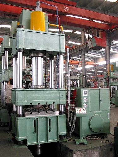 Машина за пробијање металних рупа за дубоко извлачење 100 тона хидраулична преса са четири колоне