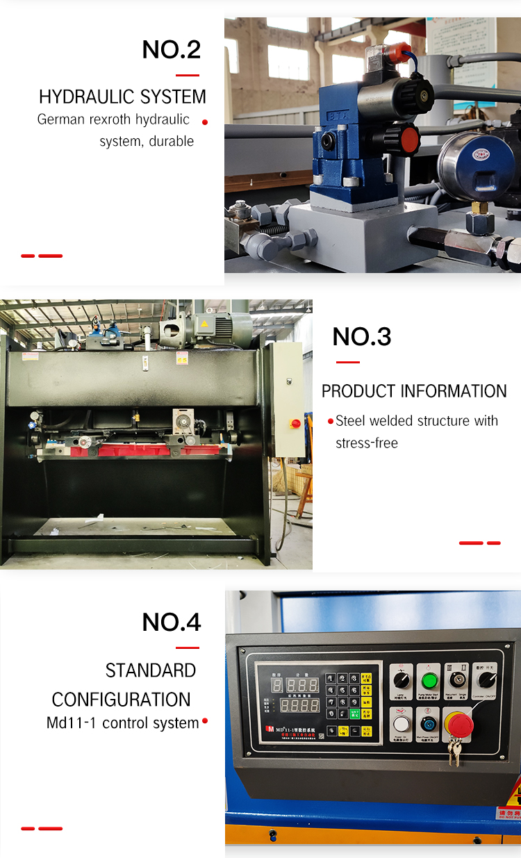 Машина за сечење маказа Гиљотина за хидрауличну машину за шишање метала Кц11И/К